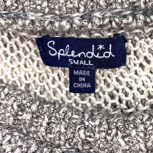 Splendid Cotton & Linen Striped Sweater - Picture 14 of 14